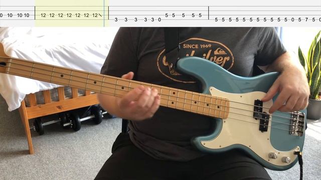 Avril Lavigne - My Happy Ending (Bass Cover with Tabs) смотреть онлайн