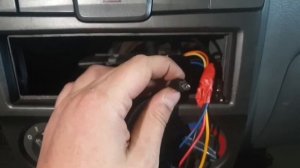 Хундай Акцент, замена ламп подсветки печки.