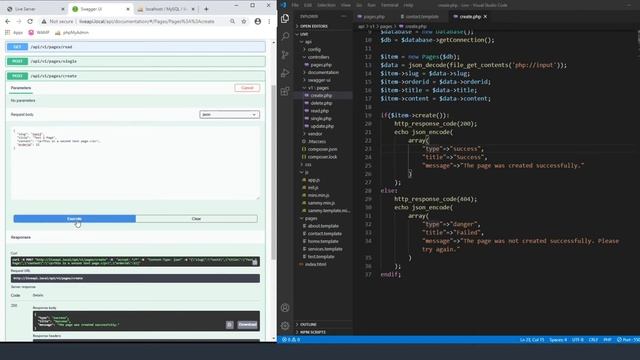 Create Pages in Applications using PHP REST API, Part 5 - #32 смотреть онлайн