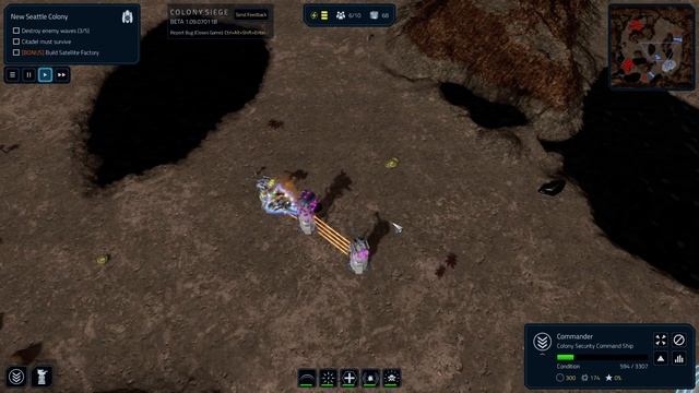 Colony Siege, RTS- New Seattle Colony (Hard) смотреть онлайн