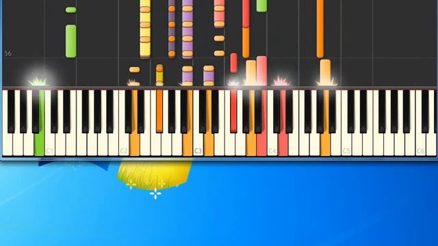 Albert Hammond It Never Rains In Southern California [Piano tutorial by Synthesia] смотреть онлайн