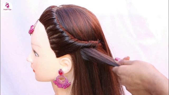 3 Lovely Hairstyle With Ethic Wear - Special Party Hairstyle | Easy Hairstyle
