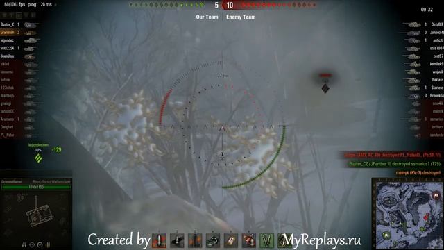 WOT: Arctic Region - - 11 frags - смотреть онлайн