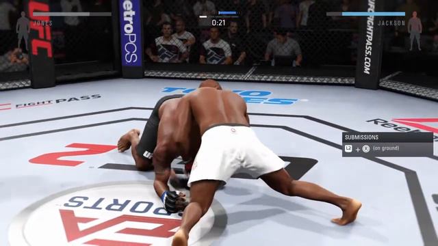 UFC 2 звездные бои Jon Jones vs Rampage Jackson смотреть онлайн