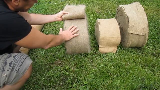 Межвенцовый утеплитель, джут смотреть онлайн