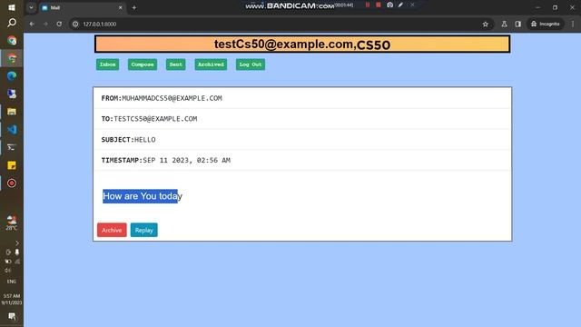 CS50’s Web Programming with Python and JavaScript - project 3 (Mail) смотреть онлайн