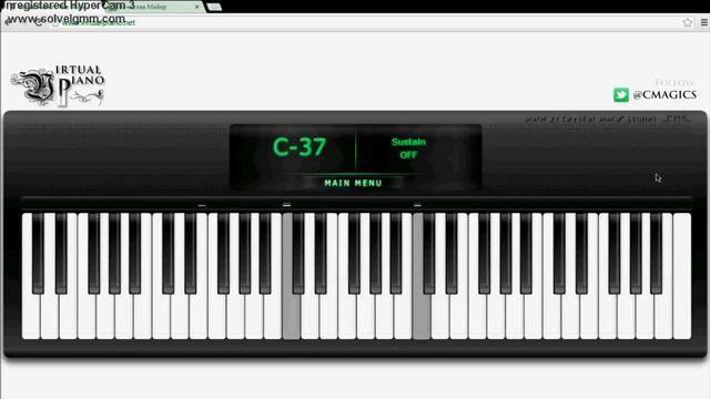 Titanic on Virtual Piano смотреть онлайн