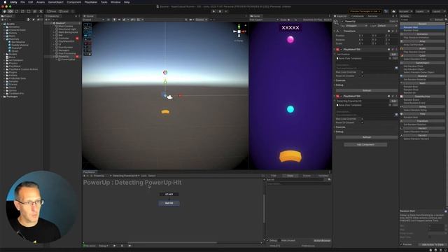 Making a Mobile Bounce Game with Unity 3D and Playmaker - Adding a POWERUP смотреть онлайн
