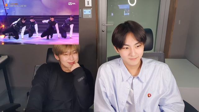 210701 Enhypen Sunoo Jungwon Vlive | Reacting To Past Performances (i-land, Inkigayo, Studio Choom)