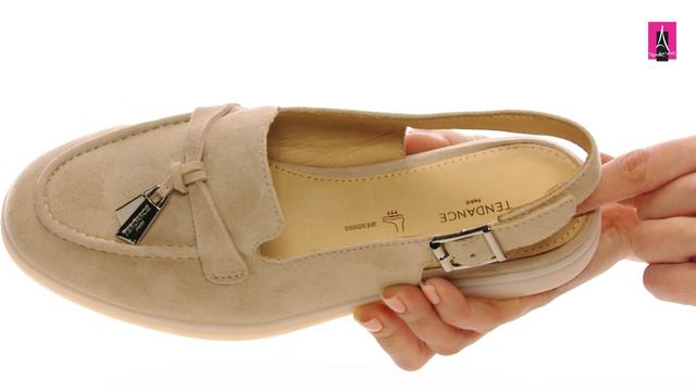 3849818 Видеообзор I Женские лоферы с открытой пяткой (сли