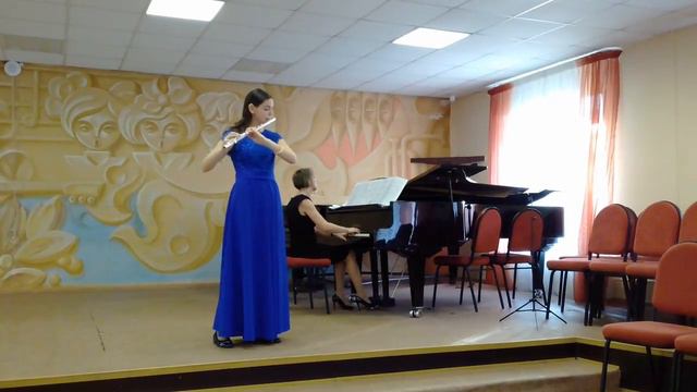 Г Комраков, Соната для флейты и фортепиано, ч 1 (исп.Белоусова Алла) смотреть онлайн