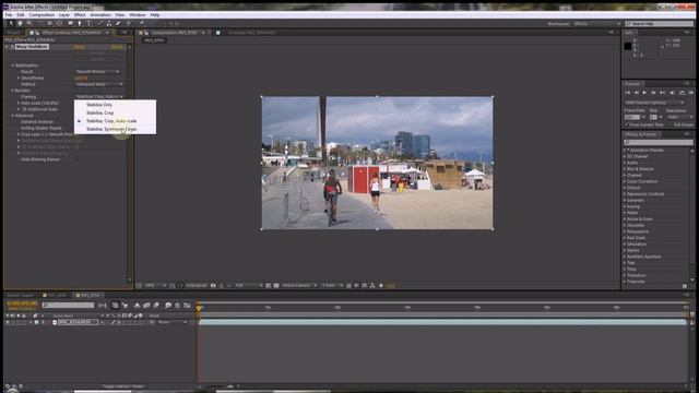 Tutorial: Стабилизация в After Effects (Warp Stabilizer) смотреть онлайн