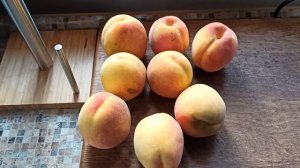 персик из косточки - третий год. первое плодоношение