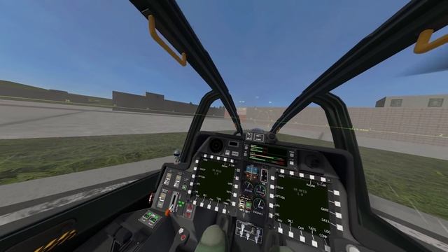 Первый полёт на вертолёте - VTOL VR (AH-94 DLC) смотреть онлайн