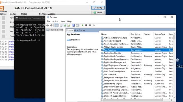 Install Server Apache Dan MySQL Pada services msc Windows смотреть онлайн