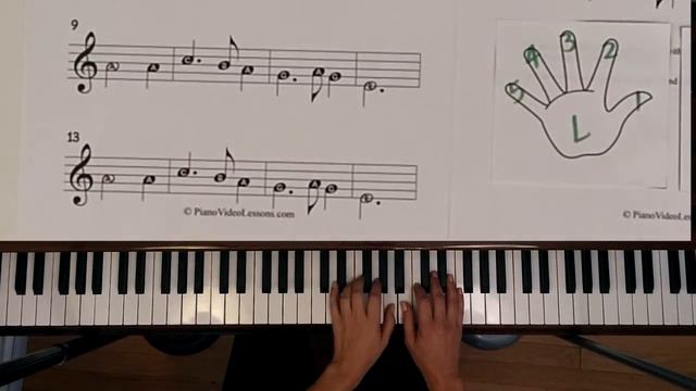 How to Play Silent Night - Easy Beginner Piano | Christmas Carol| Sheet Music Available смотреть онлайн