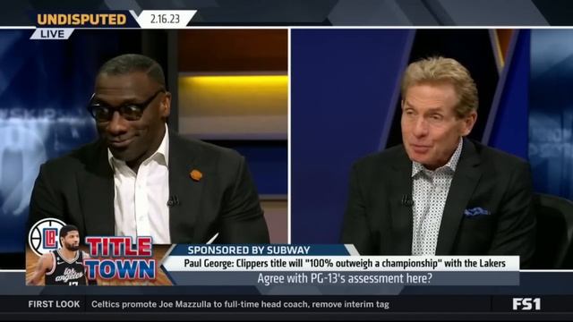 UNDISPUTED | Shannon react PG13 Says Title with Clippers Would 100% 'Outweigh' Winning with Lakers смотреть онлайн