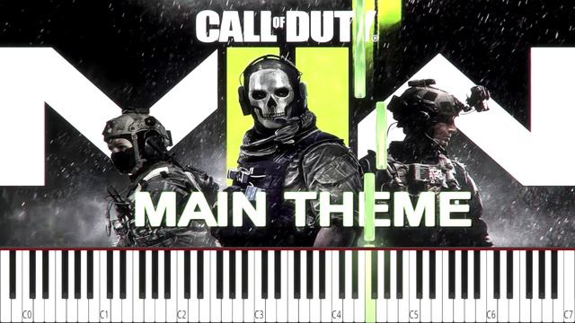 Call of Duty Modern Warfare 2 (2022) - Main Theme By Sarah Schachner - (MEDIUM) Piano Tutorial смотреть онлайн