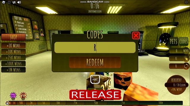 CODES WORK [NEW] Backrooms Race Clicker ROBLOX смотреть онлайн