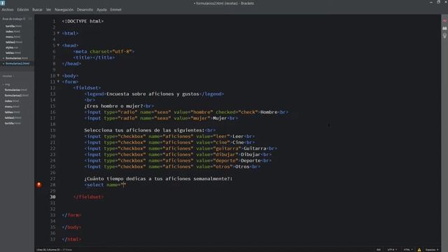 ?9. BOTONES Y MENÚS EN HTML смотреть онлайн