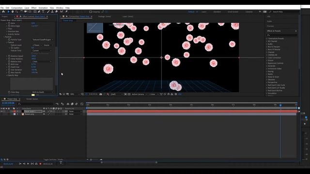Урок Adobe After Effects - Футаж из падающих цветов || AE tutorial flower drop No plugins смотреть онлайн