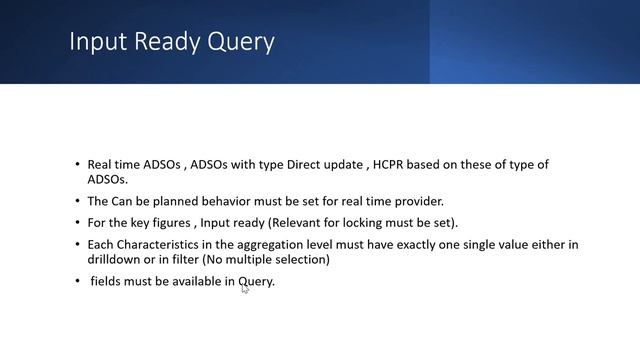 What is Input Ready Query in SAP BPC | How to Enable a Query for Planning in SAP BPC смотреть онлайн