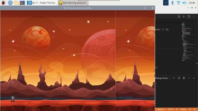 Tutorial 37.11 - Making the Background Scroll (PyGame Python) смотреть онлайн