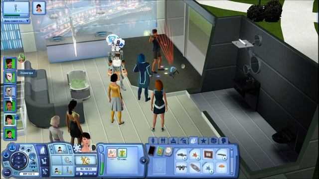 Let's Play The Sims 3 Вперед в будущее - 19 - Поддельная боевая награда смотреть онлайн