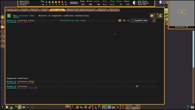 Dwarf Fortress - Разбор механик - Менеджер и приказы смотреть онлайн