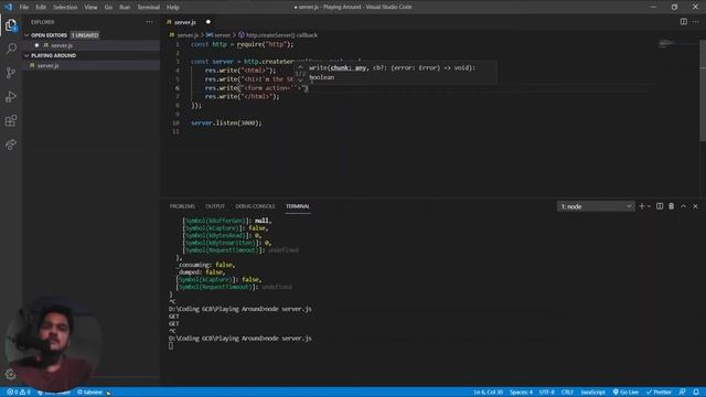 Rendering HTML From Node Server ! + NodeJS Concepts смотреть онлайн