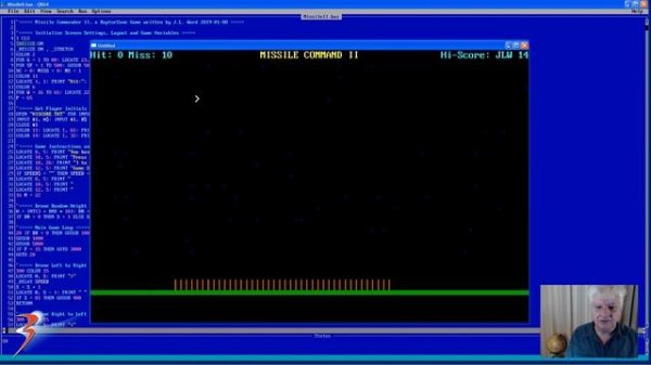 Coding with QBasic - Game: Missile Command II