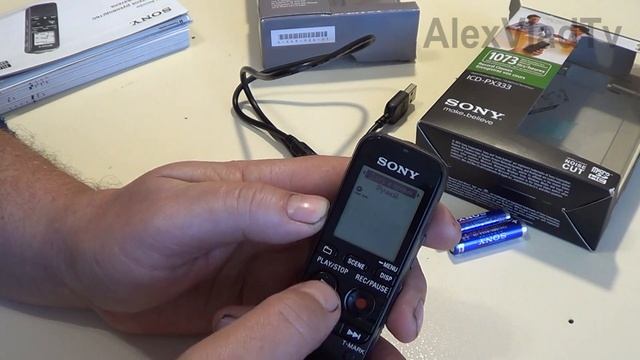 Диктофон Sony ICD PX333 смотреть онлайн