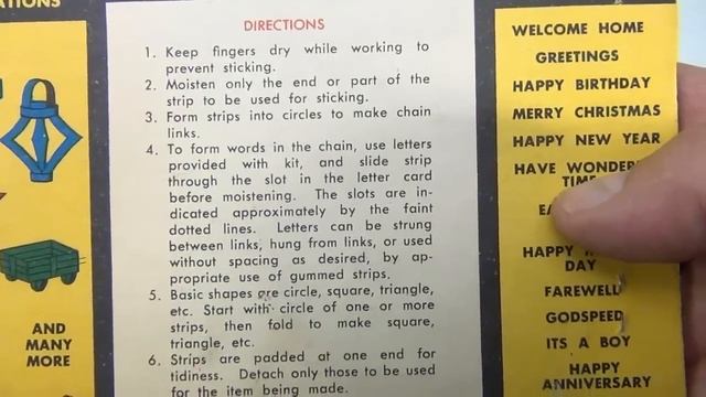 Vintage Word and Chain Letter ABC Alphabet Toy Kit In The Original Retail Package смотреть онлайн