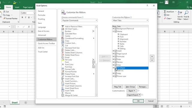 VTA – 1.1.1.2 Learn how to Enable Developer Tab in Excel смотреть онлайн