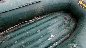 Лодка ПВХ  ИНЗЕР-280.  Спустя 1 год после покупки.