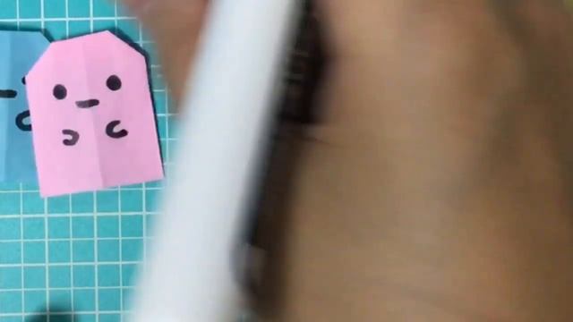 【折り紙】フォトスタンド（タピオカ）の作り方　origami