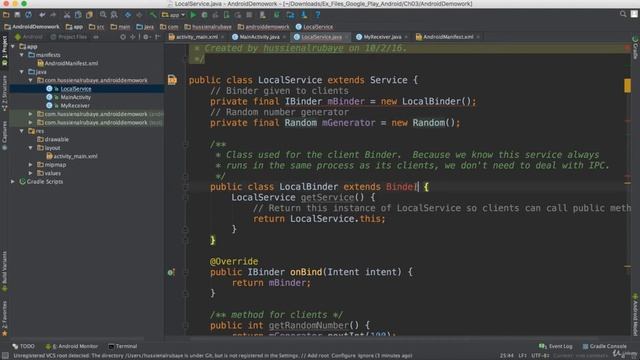 Service and BindService | Par t64 | The Complete Android App Development смотреть онлайн