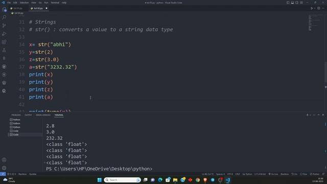 Type Casting in Python || Python for Beginners смотреть онлайн