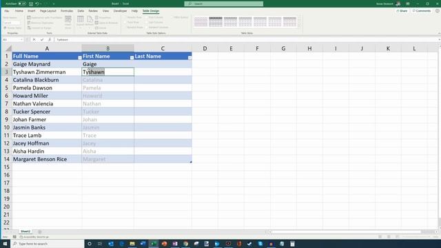 How to Separate Names in Excel смотреть онлайн