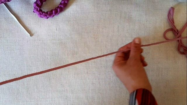 Утяжка из трикотажной пряжи. Скрученный жгут для сумки. Тwisted Handle For Yarn Bag