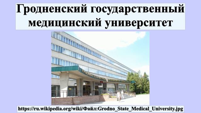 Гродненский государственный медицинский университет смотреть онлайн