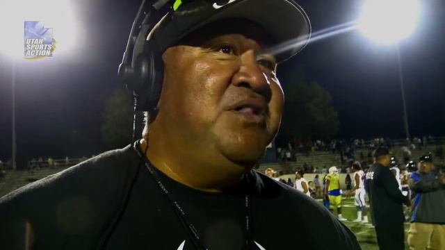 Utah High School Football: Alema Te'o (Alta Hawks Coach) Post-Game Interview. смотреть онлайн