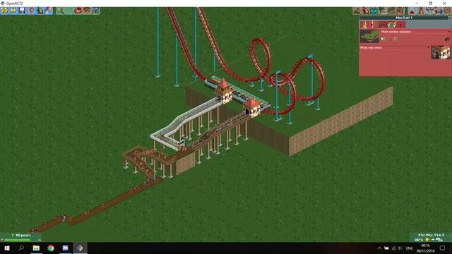 Git gud at OpenRCT2 #10: Using mini golf track to make better looking paths and queues смотреть онлайн