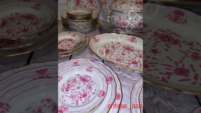 ✅Сервиз Мейсен Meissen Индийский цветок индийский пурпур столовый сервиз смотреть онлайн