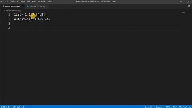 Python Program : How To Calculate Sum Of Items of Nested List Using Recursion | Learn Python смотреть онлайн