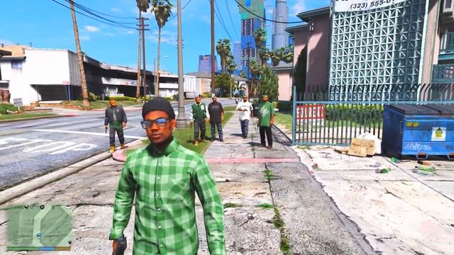 ГЕТТО МОД В GTA 5 - СТРЕЛА 100 БАЛЛАСОВ ПРОТИВ 100 ФЕМИЛИС? ЗАХВАТ ТЕРРИТОРИИ ⚡ГАРВИН смотреть онлайн