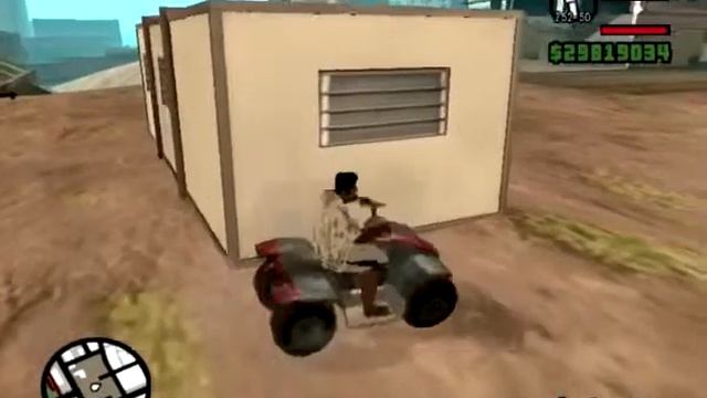 трюки в GTA SA на квадрике смотреть онлайн