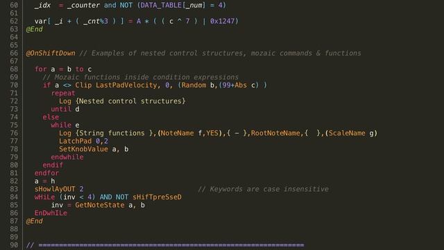 Mozaic Language Support for Code Text Editors смотреть онлайн