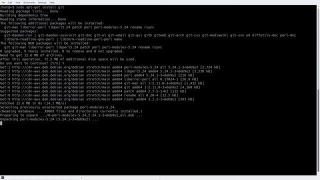 Installing git on Debian 9 смотреть онлайн