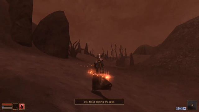 Morrowind: traversing the Ashlands, killing Pilu Shilansour a few times; playthrough part 68 смотреть онлайн